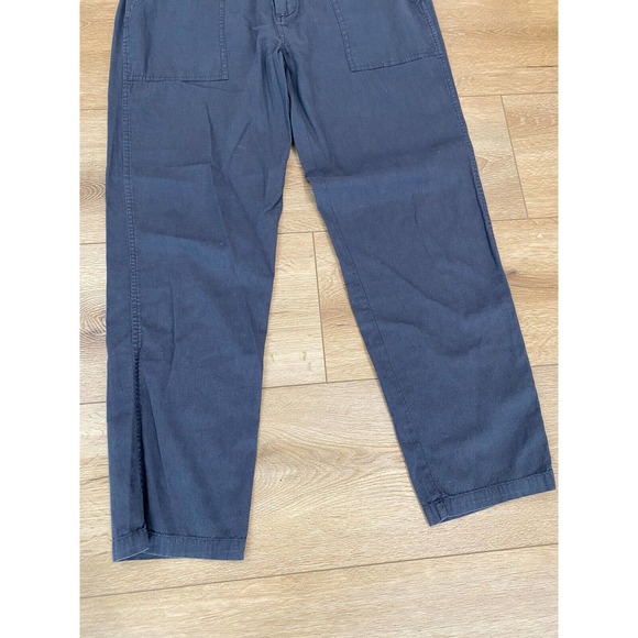 Carbon 2 Cobalt Women’s Size 10 Leeway Cotton-Linen Blend Pant Resort Relaxed - Picture 2 of 8
